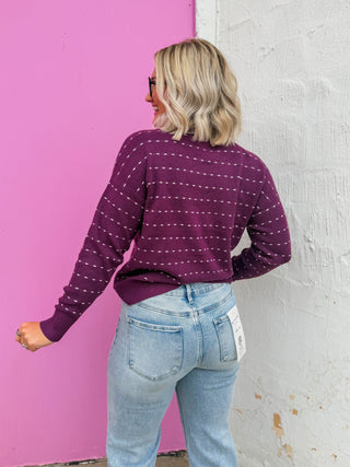 Brynn Sweater-Plum