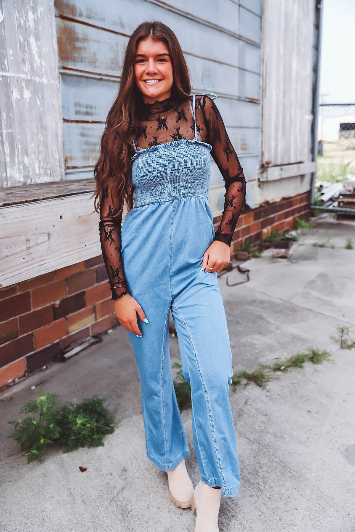 Katelyn Denim Jumpsuit