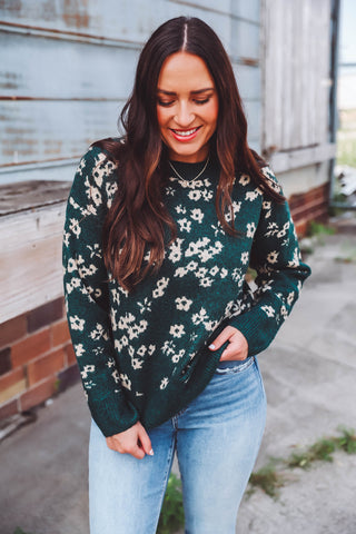 Ava Floral Sweater