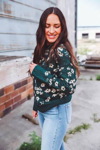 Ava Floral Sweater