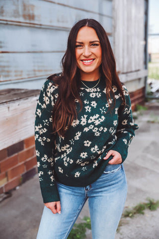 Ava Floral Sweater