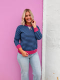 Navy/Fuchsia-