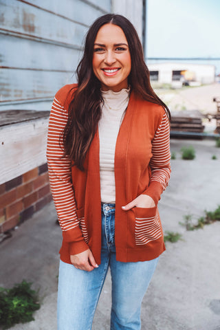 Brooks Cardigan-Copper