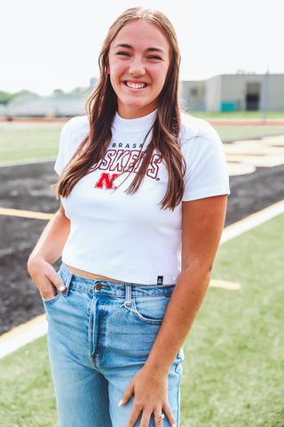 Nebraska Logo Baby Tee (S-XL)