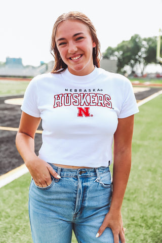 Nebraska Logo Baby Tee (S-XL)