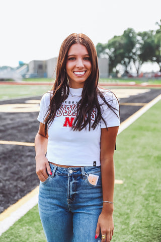 Nebraska Logo Baby Tee (S-XL)