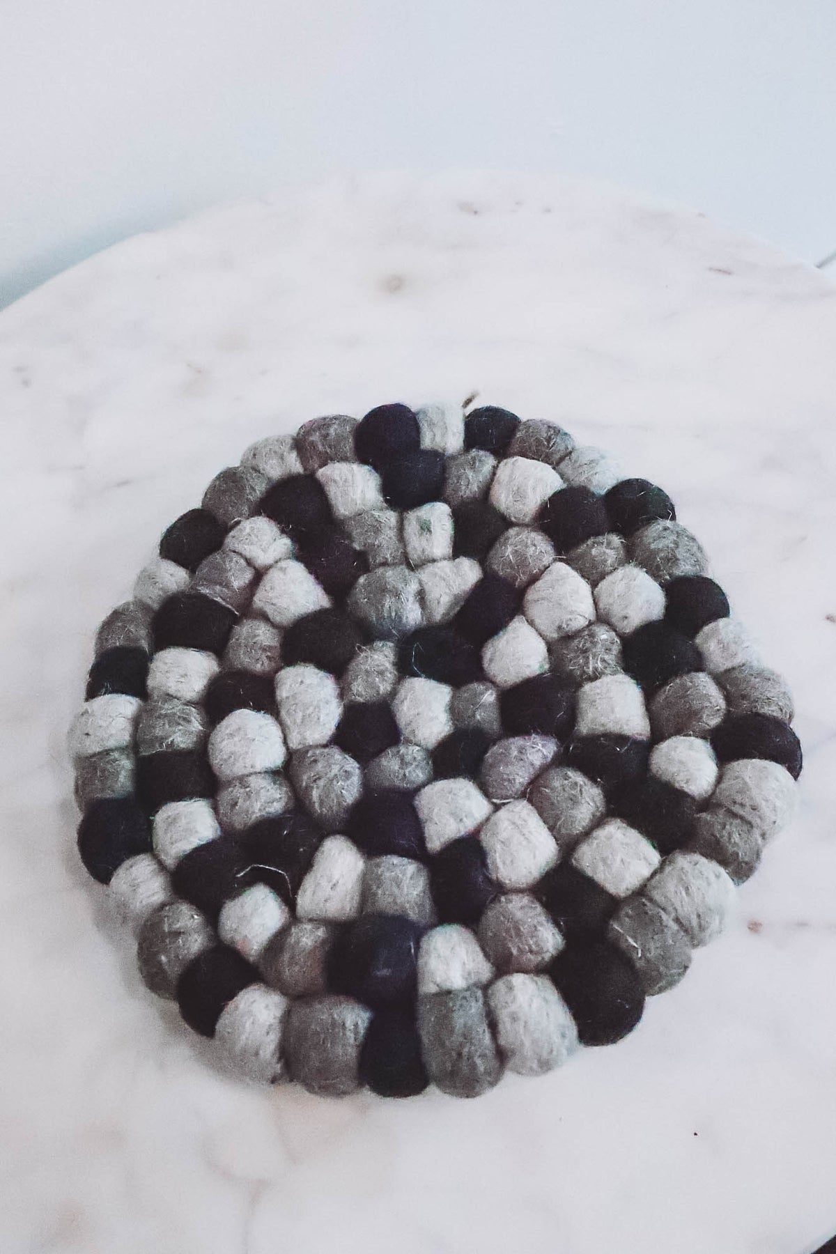 Multi Felted Round Trivets