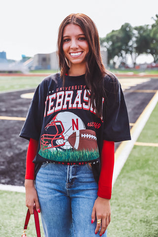 Nebraska State Malone Band Tee