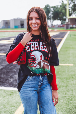 Nebraska State Malone Band Tee