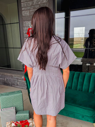 Noel Plaid Mini Dress