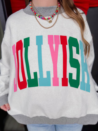 Jollyish & Bright Reversible Mock Neck