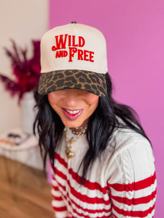 Wild & Free Leopard Trucker Hat