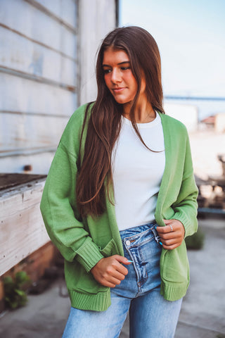 Hazel Cardigan-Olive