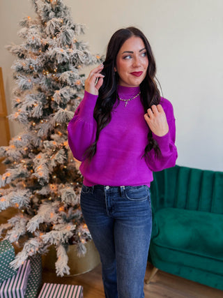 Karina Sweater-Plum