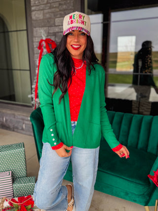Cozy up this holiday season with the Warm Wishes Cardigan, a charming open-front sweater perfect for festive gatherings. Featuring long sleeves with detailed cuff buttons and convenient pockets, this cardigan offers both style and practicality. Available in cheerful Green and Red, each hue captures the warmth of the season. Layer it over your favorite outfits for an effortless, holiday-ready look that brings comfort and joy to your wardrobe.
house of color Autumn
house of color Spring
shop by color season