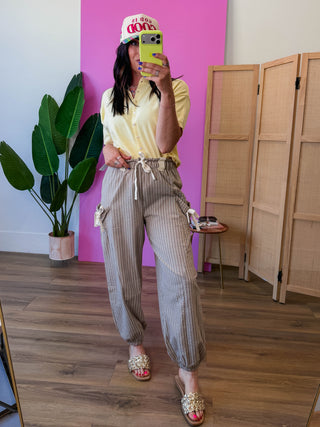 Tatum Knit Top-Yellow