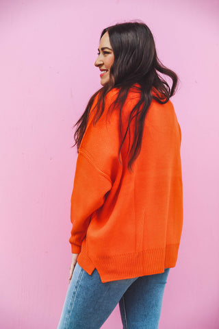 Kenzie Sweater-Orange