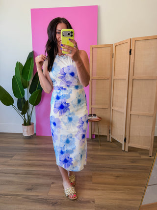 Kate Floral Midi Dress
