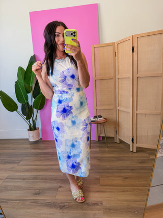 Kate Floral Midi Dress