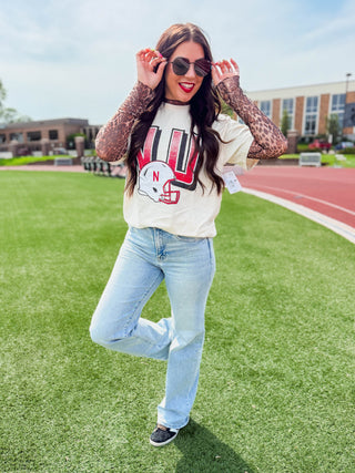 Nebraska Helmet Tee