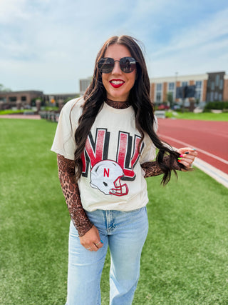 Nebraska Helmet Tee