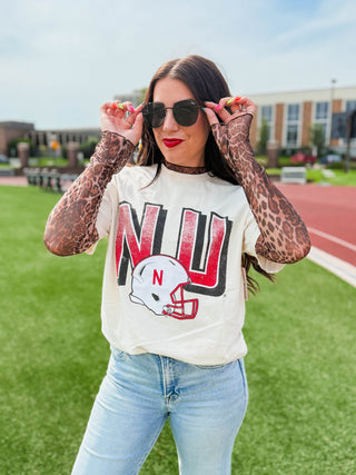 Nebraska Helmet Tee
