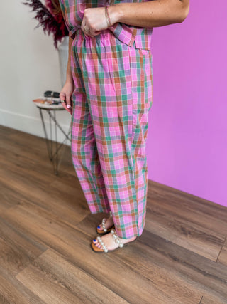 Color Theory Plaid Pants