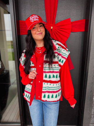 Wrap yourself in cozy holiday cheer with this Feelin' Festive Sherpa Vest. Featuring a charming Christmas tree pattern and soft sherpa lining, it's the perfect layering piece for seasonal celebrations. The mock neck design adds warmth and style, while the plush fabric keeps you comfortable all day long. Whether you're gathering with loved ones or running errands around town, this festive vest brings a playful touch to your winter wardrobe.
house of color Autumn
house of color Winter
house of color Spring