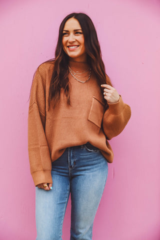 Aubrey Sweater-Caramel