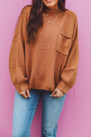 Aubrey Sweater-Caramel