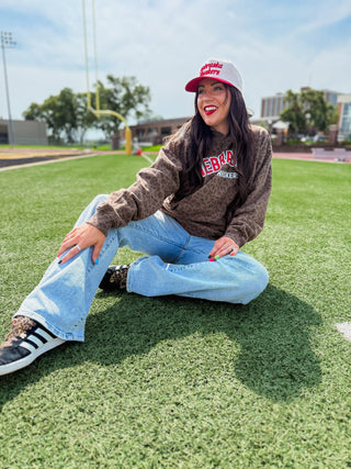 Nebraska Cornhuskers Leopard Hoodie
