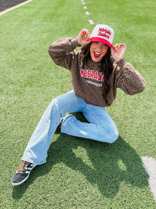 Nebraska Script Canvas Hat