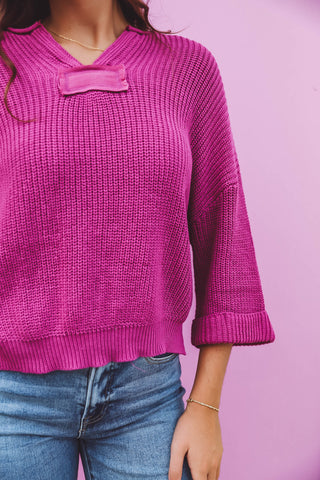 Gabby Sweater-Berry