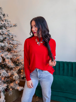 Camille Sweater-Ruby