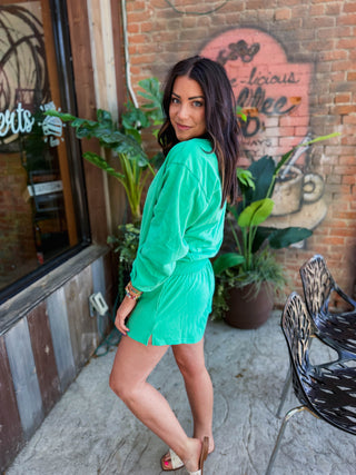 Simply Styled Pullover-Jade