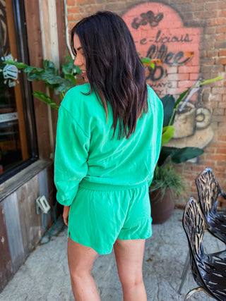 Simply Styled Pullover-Jade
