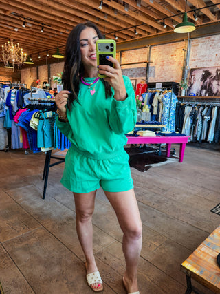 Simply Styled Shorts-Jade