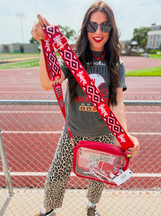 Nebraska Huskers Wide Purse Strap