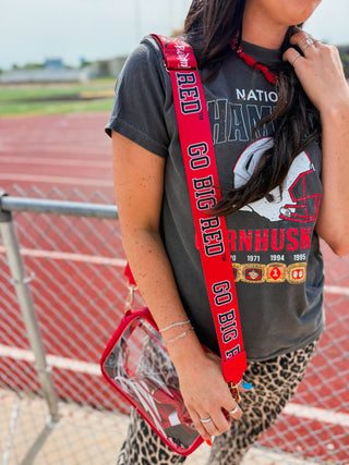 Nebraska Huskers Wide Purse Strap