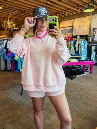 Winnie Shorts-Ballet Pink