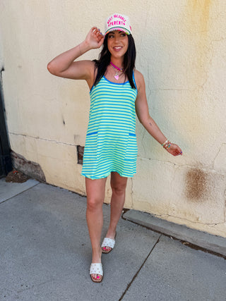 Cami Striped Active Dress