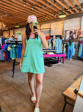 Cami Striped Active Dress