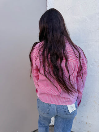 Nebraska Logo Patch Button Down