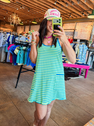 Cami Striped Active Dress