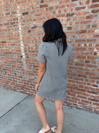 Kacy Gingham Mini Dress