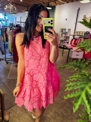 In A Bow Mini Dress