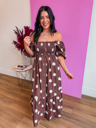 Dot Darling Maxi Dress