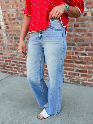 Millie High Rise Wide Leg Jeans