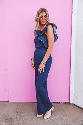 Kristen Denim Jumpsuit