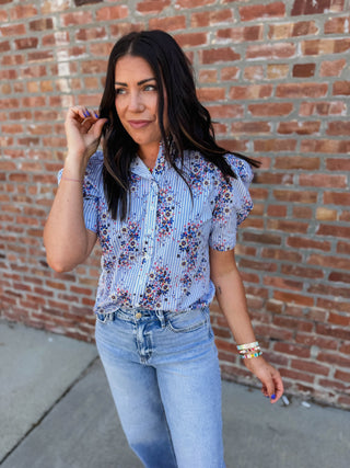 Regina Floral Top